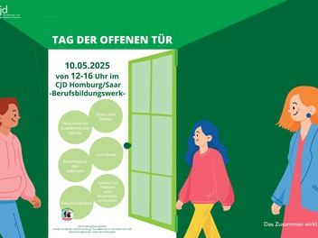 Plakat zum Tag der offenen Tür