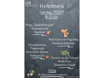 Herbstmenü im Café Zauberlehrling des CJD Homburg