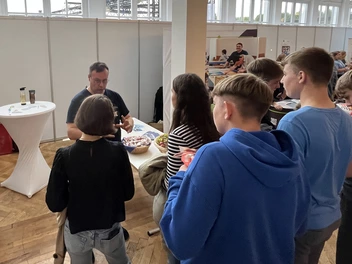 Großes Interesse am CJD-Stand