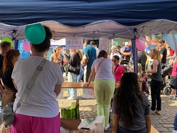 Großer Andrang beim CJD-Stand