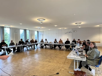 Etwa 20 Führungskräfte des CJD Saarland trafen sich zur gemeinsamen Führungswerkstatt