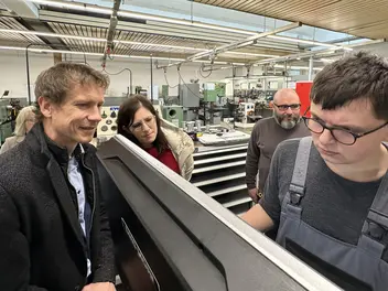 Oliver Stier in der Ausbildung