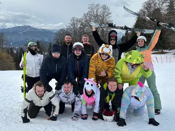 Eine tolle Truppe bei der Skifreizeit