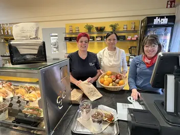 Das engagierte Team im Bistro Chancengeber