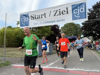 Start und Ziel beim Fohlenhoflauf