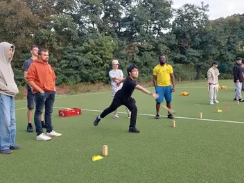 Konzentriertes Spiel beim Wickingerschacht