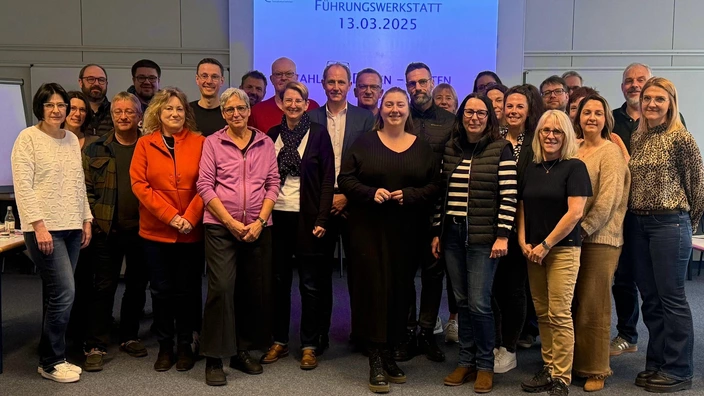 Alle leitenden Mitarbeitenden trafen sich um Austausch