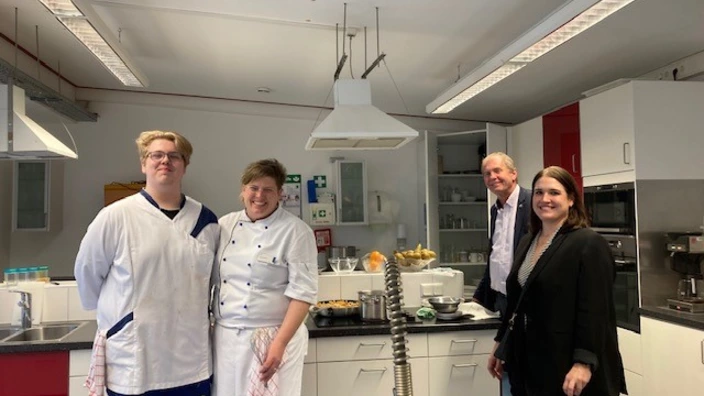 Gemeinsame Gespräche auch in der Küche