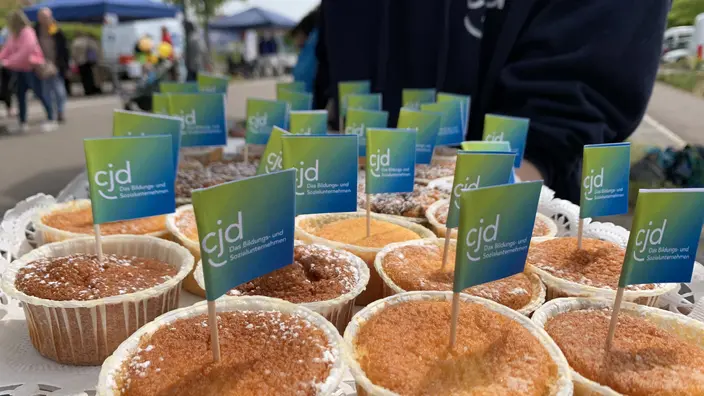 Informationen und Mitmachangebote vom CJD auf dem InkuFest in Dillingen