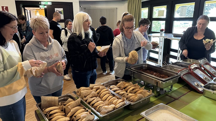 Gemeinsames Mittagessen zum Kennenlernen