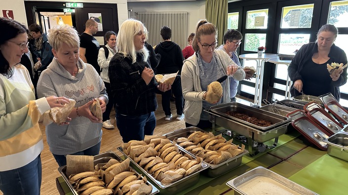 Gemeinsames Mittagessen zum Kennenlernen