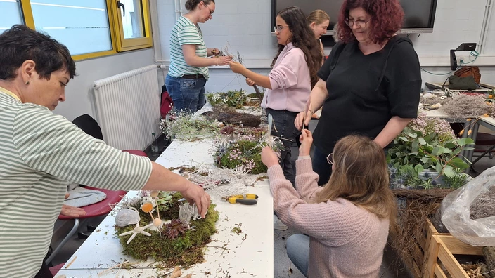 Beliebtes Kränzebinden