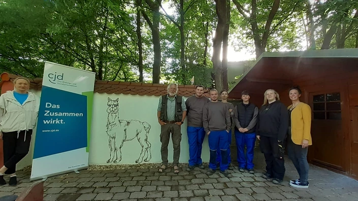 Das Team des BvB im Zoo Neunkirchen