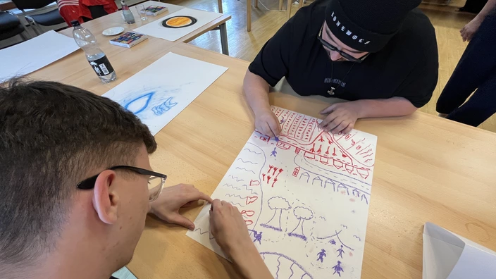 BvBler beim Projekt des SV Zukunft zur Persönlichkeitsentwicklung