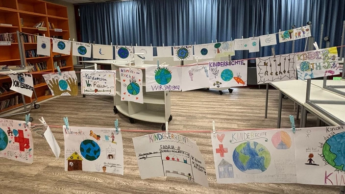 Präsentation der Ausstellung