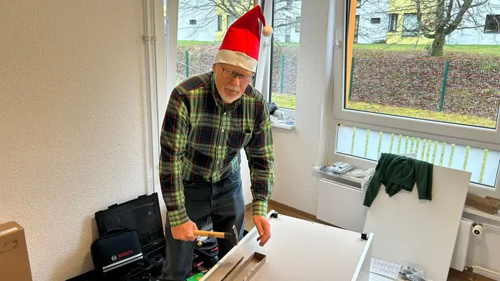 Gemeinsame Renovierung im Mutter-Kindbereich