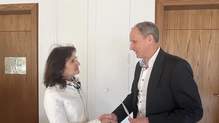 Gratulation zu 35 Jahren Betriebszugehörigkeit