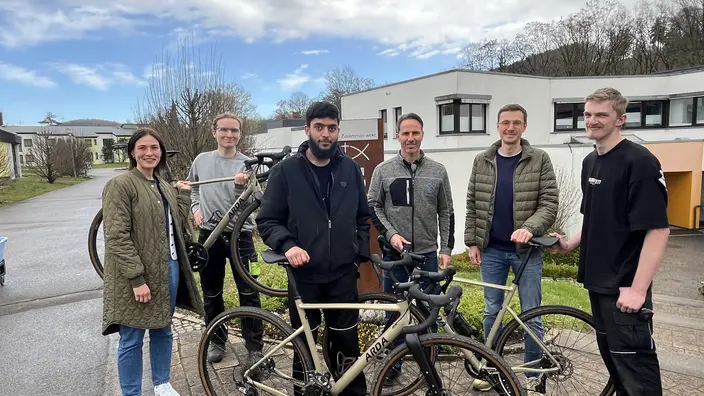 Das Team fährt gemeinsam nach Bayern
