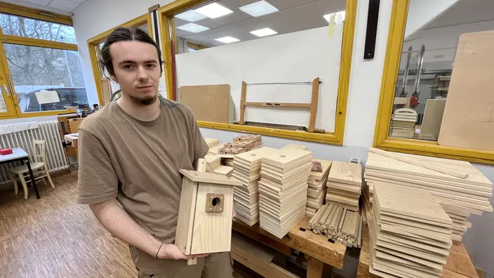 150 Holznistkästen für Kitas