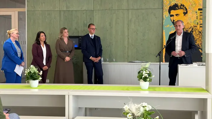Rede von Geschäftsführer Dieter Thielen bei der Eröffnung