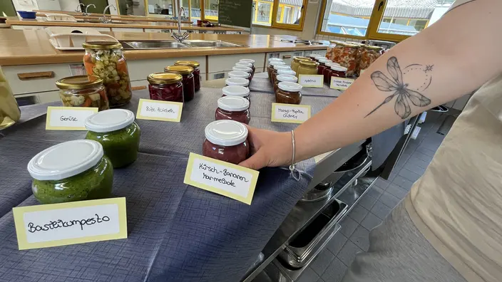 Feine Produkte entstanden beim Konservieren