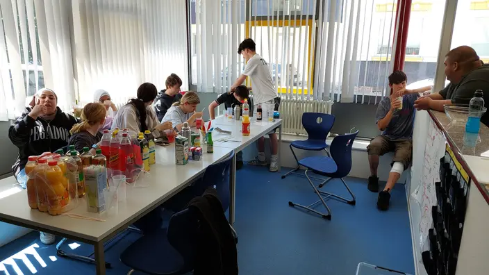 Gemeinsame Aktionen zur Alkoholprävention im CJD Neunkirchen