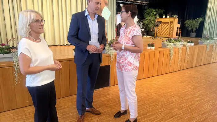 Hoher Besuch von der Agentur für Arbeit Saarland