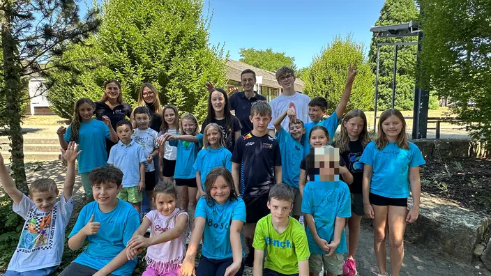 Gruppenbild, Kinder, Ferienfreizeit