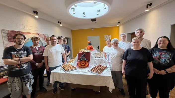 Die Azubis und Ausbilder von Küche und Gastro sorgen für leckeres essen